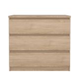 Cassettiera 3 cassetti rovere 77x68h cm - Kajiki