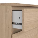 Cassettiera 3 cassetti rovere 77x68h cm - Kajiki