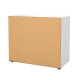 Cassettiera 4 cassetti bianca 80x68h cm - Arwen