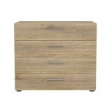 Cassettiera 4 cassetti quercia 80x68h cm - Arwen