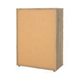 Cassettiera 5 cassetti quercia 76x106h cm - Arriba