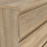 Cassettiera 5 cassetti quercia 76x106h cm - Arriba