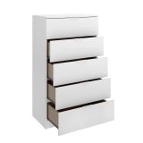 Cassettiera 6 cassetti bianca 61x109h cm - Cesar