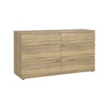 Cassettiera 6 cassetti quercia 153x83h cm - Albacore