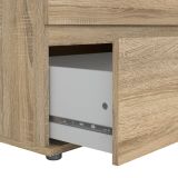 Cassettiera 6 cassetti quercia 153x83h cm - Albacore