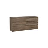 Cassettiera 6 cassetti rovere 153x70h cm - Aci