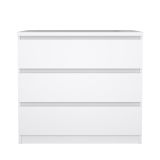 Cassettiera Aglae, Settimino multiuso, Comò camera da letto, Mobile con cassetti, 77x50 h70 cm, Bianco