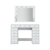 Cassettiera Alkurah, Settimino multiuso, Comò camera da letto, Mobile con cassetti, 120x45 h82 cm, Bianco