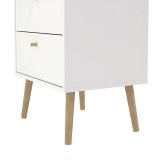 Cassettiera alta bianca 50x120h cm - Yaounde