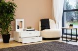 Cassettiera bassa bianca 74x35h cm - Piatto
