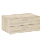 Cassettiera bassa rovere 74x35h cm - Piatto
