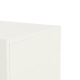 Cassettiera Bianco 4 Cassetti Apertura Scorrevole 70x40x76h cm, Chiusura Scorrevole - Genoni