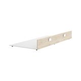Cassettiera Bianco Marrone Rovere un Cassetto Apertura Scorrevole 190x93x25h cm, Chiusura Scorrevole - Caudina