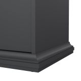 Cassettiera Clairett, Settimino multiuso, Comò camera da letto, Mobile con cassetti, 96x49 h87 cm, Grigio