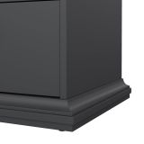 Cassettiera Colombe, Settimino multiuso, Comò camera da letto, Mobile con cassetti, 96x49 h139 cm, Grigio