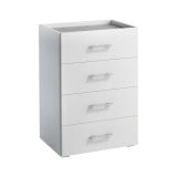Cassettiera con maniglie bianca 60x87h cm - Solano