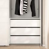 Cassettiera con maniglie bianca 87x69h cm - Boulogne