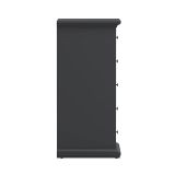 Cassettiera con maniglie grigia 62x104h cm - Pechino