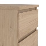 Cassettiera con maniglie rovere 50x111h cm - Achaldi