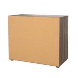 Cassettiera con maniglie rovere 80x68h cm - Arwen