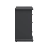 Cassettiera Coraline, Settimino multiuso, Comò camera da letto, Mobile con cassetti, 183x49 h87 cm, Grigio