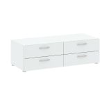 Cassettiera economica bianca 110x35h cm - Gignod