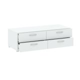 Cassettiera economica bianca 110x35h cm - Gignod