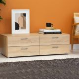 Cassettiera economica rovere 110x35h cm - Gignod
