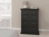 Cassettiera grande nera 86x115h cm - Lehar