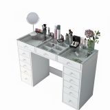Cassettiera in legno bianca 120x79h cm - Boldone