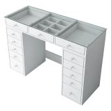 Cassettiera in legno bianca 120x79h cm - Boldone