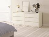 Cassettiera in legno bianca 153x70h cm - Aci