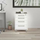 Cassettiera in legno bianca 49x68h cm - Ariosto