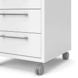 Cassettiera in legno bianca 49x68h cm - Ariosto