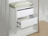 Cassettiera in legno bianca 51x70h cm - Adonino