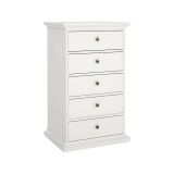 Cassettiera in legno bianca 62x104h cm - Pechino