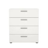 Cassettiera in legno bianca 70x82h cm - Aramis