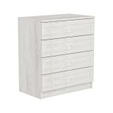 Cassettiera in legno bianca 72x42h cm - Vische