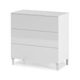 Cassettiera in legno bianca 80x80h cm - Acetate