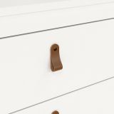 Cassettiera in legno bianca 82x79h cm - Sagar