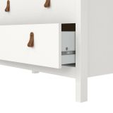 Cassettiera in legno bianca 82x79h cm - Sagar