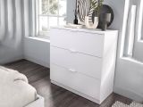 Cassettiera in legno bianca 82x82h cm - Loke