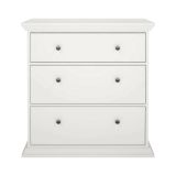 Cassettiera in legno bianca 86x88h cm - Domeng