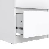 Cassettiera in legno bianca lucida 40x50x111h cm - Achaldi