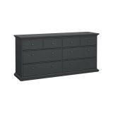 Cassettiera in legno grigia 183x86h cm - Asiagela