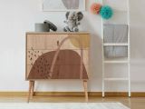 Cassettiera in legno multicolore 80x89h cm - Apricale