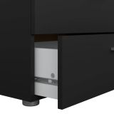 Cassettiera in legno nera 70x82h cm - Asam