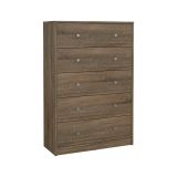 Cassettiera in legno noce 72x108h cm - Contessa
