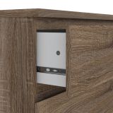 Cassettiera in legno quercia 77x68h cm - Kajiki