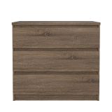 Cassettiera in legno quercia 77x68h cm - Kajiki